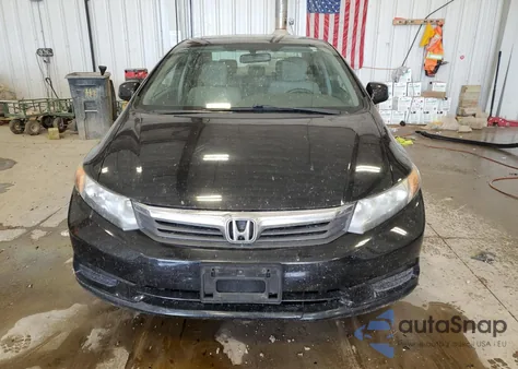 2012 Honda Civic Ex z USA, uszkodzony, nr VIN 19XFB2F82CE101954